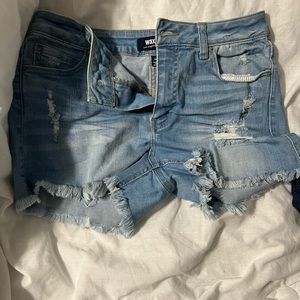 Jeans shorts lightly used